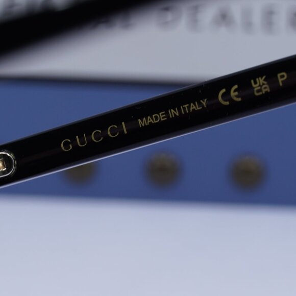 Gucci GG1815S 005 Cat Eye Sunglasses – Black/Grey Polarized - Picture 8 of 11